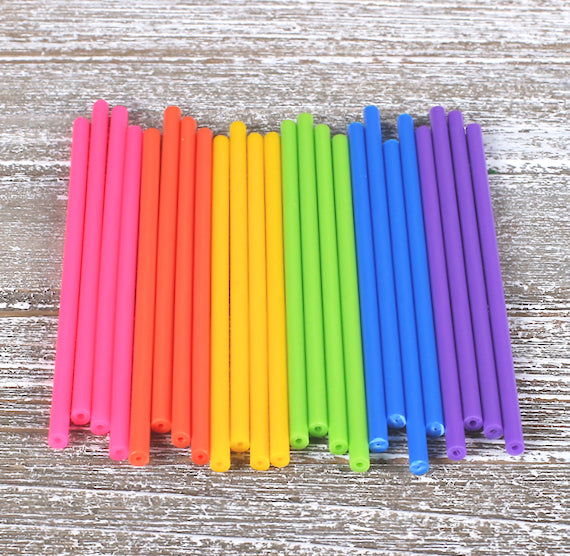 Shop Plastic Lollipop Sticks at Bakers Party Shop: Colored and