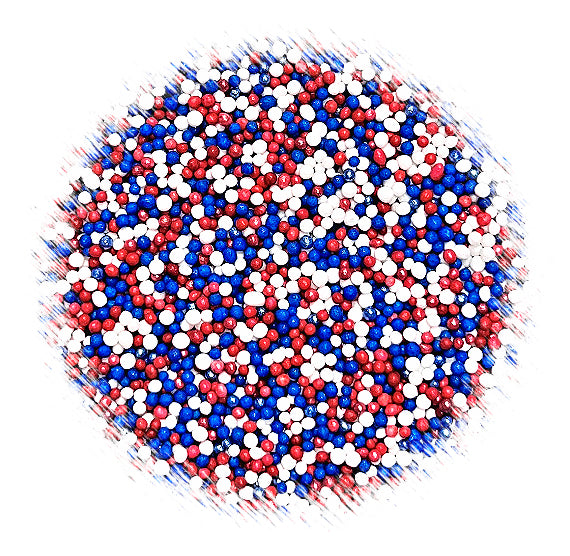 Fourth of July Nonpareils Mix | www.sprinklebeesweet.com