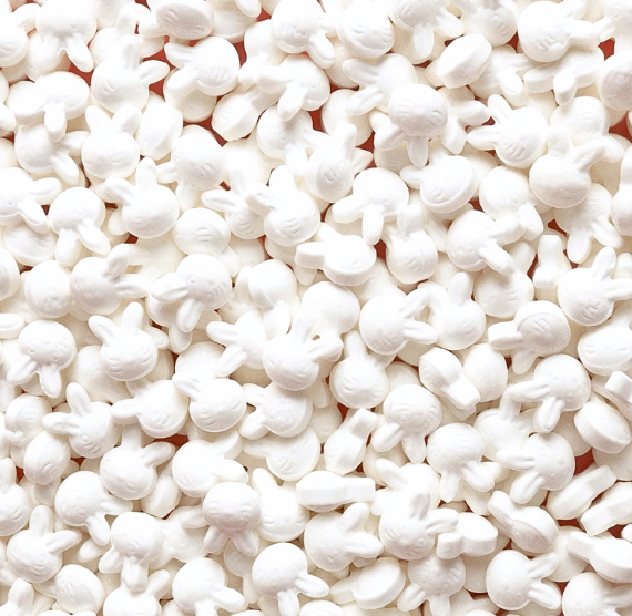White Bunny Candy Sprinkles | www.sprinklebeesweet.com