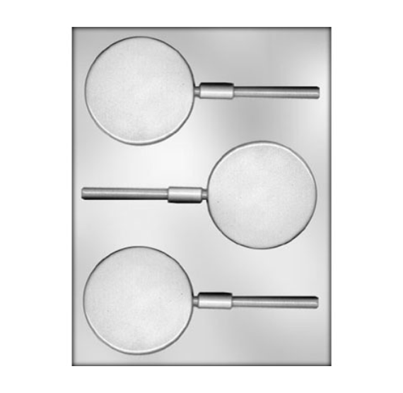 Large Chocolate Lollipop Mold: 2 7/8" | www.sprinklebeesweet.com