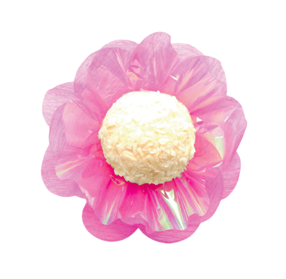 Violet Flower Candy Cups: Deep Pink | www.sprinklebeesweet.com