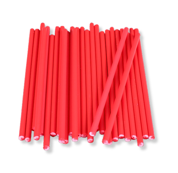 Red Lollipop Sticks: 4.5" | www.sprinklebeesweet.com