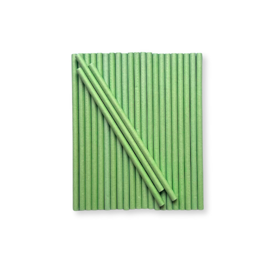 4" Paper Lollipop Sticks: Pastel Green (500 CT) | www.sprinklebeesweet.com