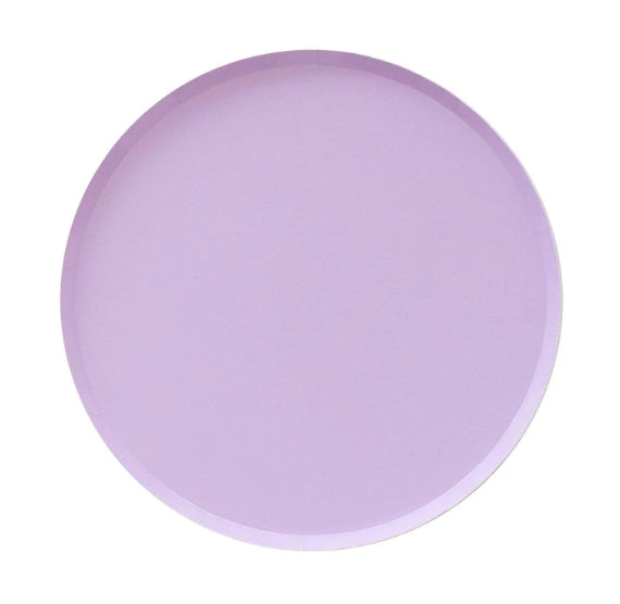 Oh Happy Day Large Plates: 9" Light Purple | www.sprinklebeesweet.com