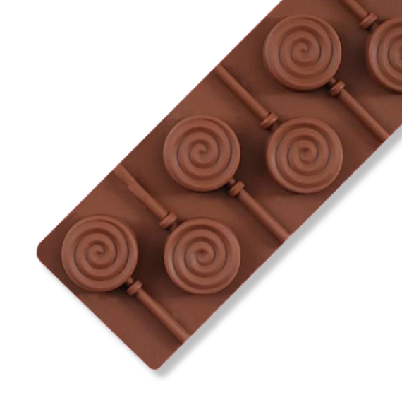 Silicone Swirl Round Lollipop Mold | www.sprinklebeesweet.com