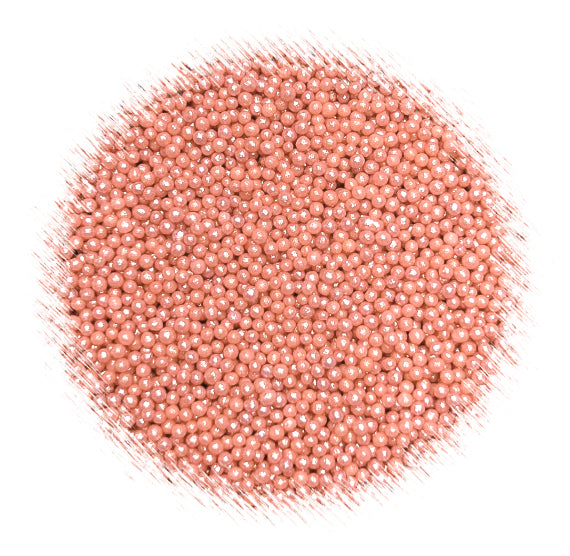 Shimmer Nonpareils: Nude Pink | www.sprinklebeesweet.com
