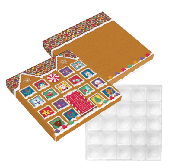 Small Advent Calendar: Gingerbread House | www.sprinklebeesweet.com