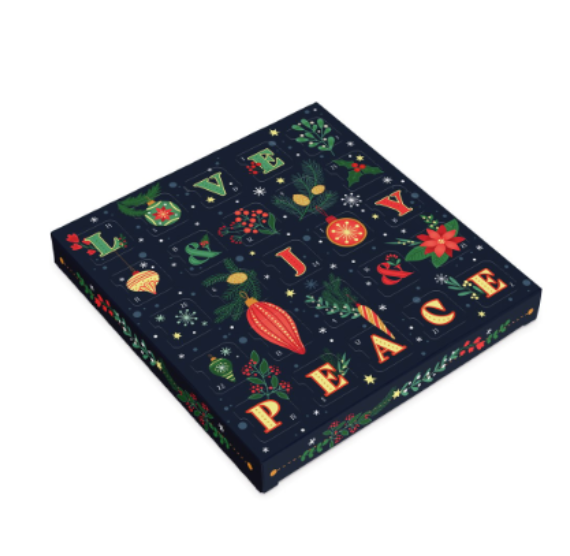 Small Advent Calendar: Love, Joy, Peace | www.sprinklebeesweet.com