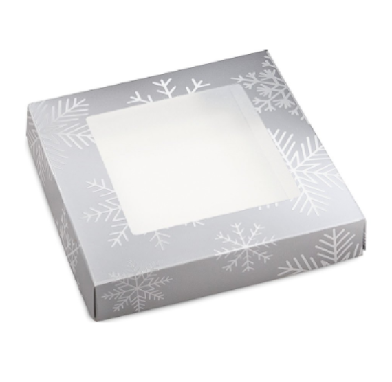 Candy Box Kit: Silver Snowflakes | www.sprinklebeesweet.com