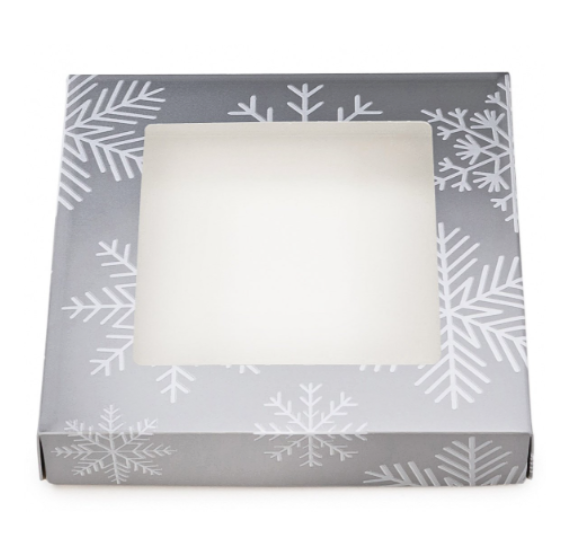 Candy Box Kit: Silver Snowflakes | www.sprinklebeesweet.com