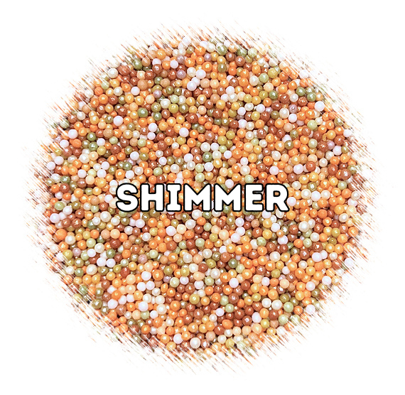 Shimmer Pumpkin Patch Nonpareils Mix | www.sprinklebeesweet.com