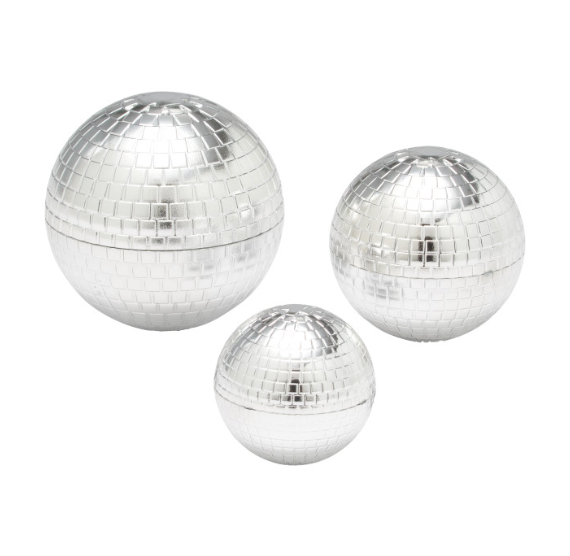 Groovy Disco Ball Cake Toppers Set | www.sprinklebeesweet.com