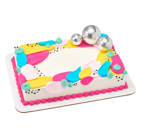 Groovy Disco Ball Cake Toppers Set | www.sprinklebeesweet.com
