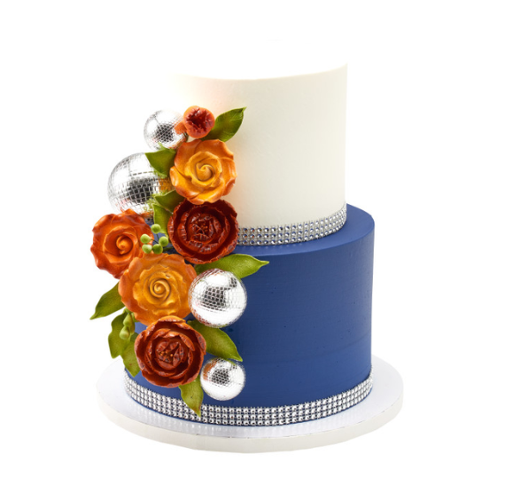 Groovy Disco Ball Cake Toppers Set | www.sprinklebeesweet.com