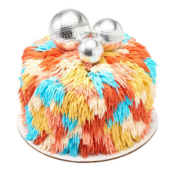 Groovy Disco Ball Cake Toppers Set | www.sprinklebeesweet.com