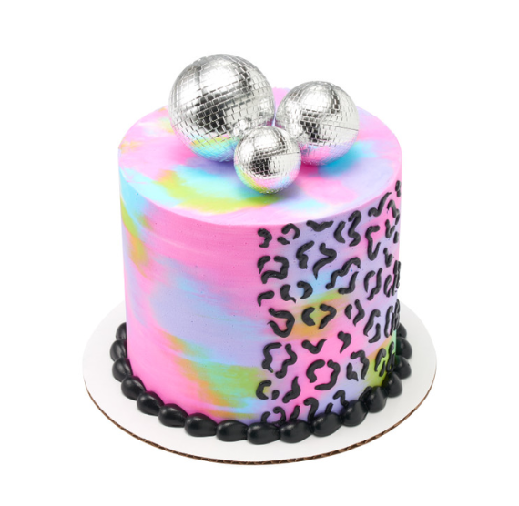 Groovy Disco Ball Cake Toppers Set | www.sprinklebeesweet.com
