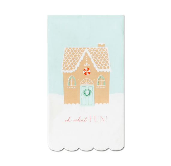 Gingerbread House Napkins | www.sprinklebeesweet.com