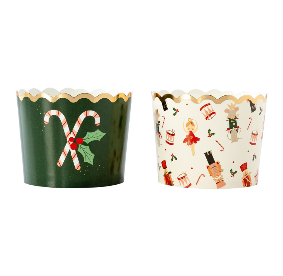 Christmas Baking Cups: Nutcracker Sweet | www.sprinklebeesweet.com