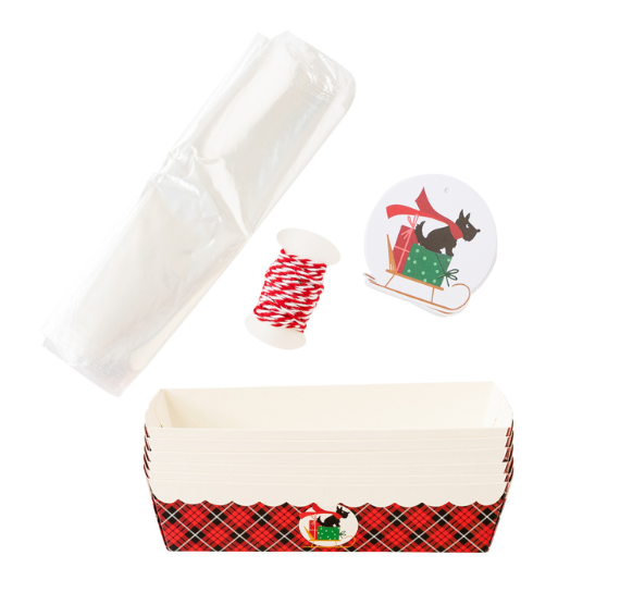 Christmas Loaf Pan Kit: Scotty Dog | www.sprinklebeesweet.com