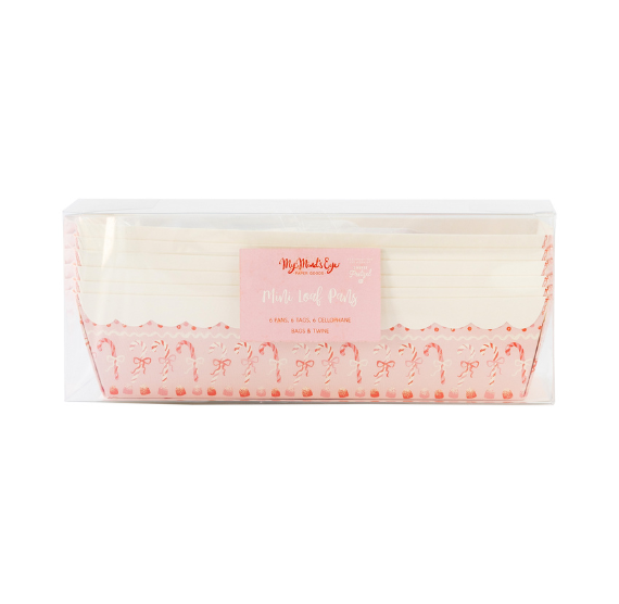 Christmas Loaf Pan Kit: Pink Candy Canes | www.sprinklebeesweet.com