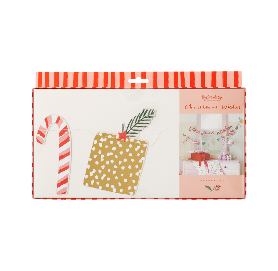 Christmas Wishes Banner Set | www.sprinklebeesweet.com