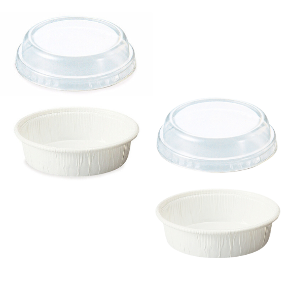 White Tart Pans with Clear Lids | www.sprinklebeesweet.com