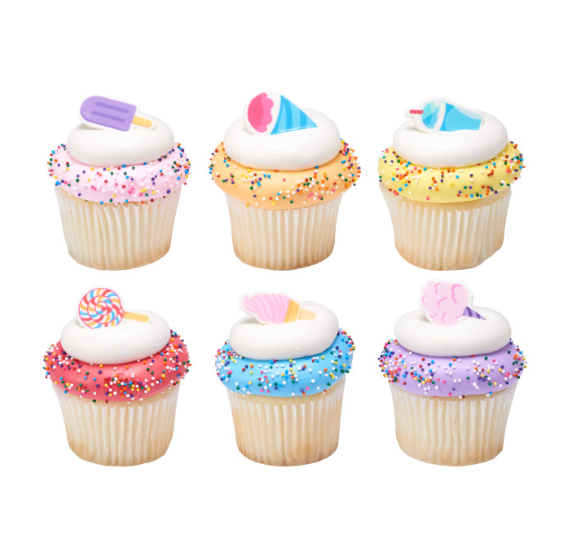 Sweet Treats Edible Icing Decorations: 36 Count | www.sprinklebeesweet.com
