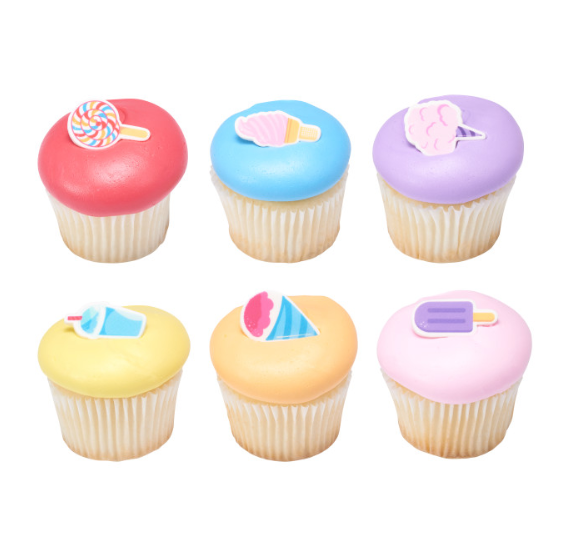 Sweet Treats Edible Icing Decorations: 36 Count | www.sprinklebeesweet.com
