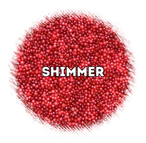 Shimmer Roses Are Red Nonpareils Mix | www.sprinklebeesweet.com