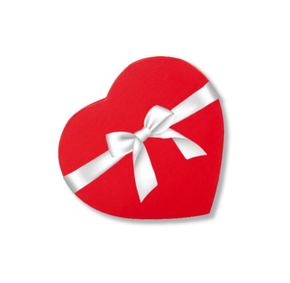 Red Heart Shaped Candy Box Kit: 6.75 & 9" | www.sprinklebeesweet.com