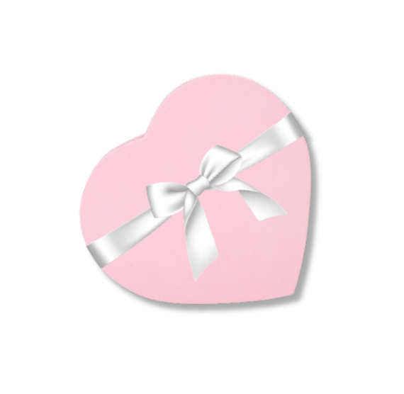 Pink Heart Shaped Candy Box Kit: 6.75 & 9" | www.sprinklebeesweet.com