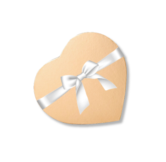 Gold Heart Shaped Candy Box Kit: 6.75 & 9" | www.sprinklebeesweet.com