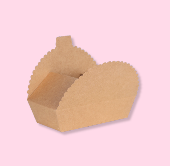 Scallop Small Candy Box Set: Kraft Brown | www.sprinklebeesweet.com
