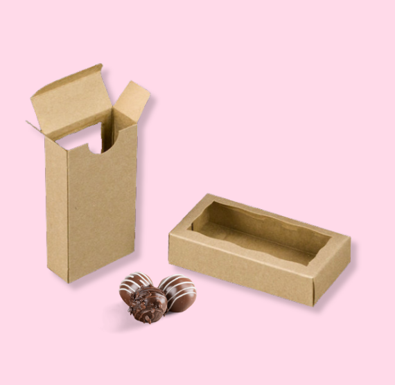 Rectangle Kraft Favor Boxes with Window | www.sprinklebeesweet.com