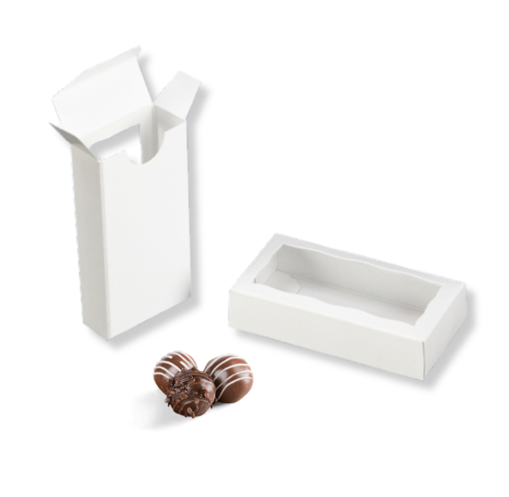 Rectangle White Favor Boxes with Window | www.sprinklebeesweet.com