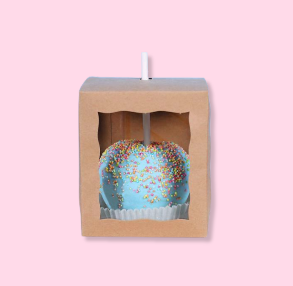 Brown Candy Apple Box Kit | www.sprinklebeesweet.com