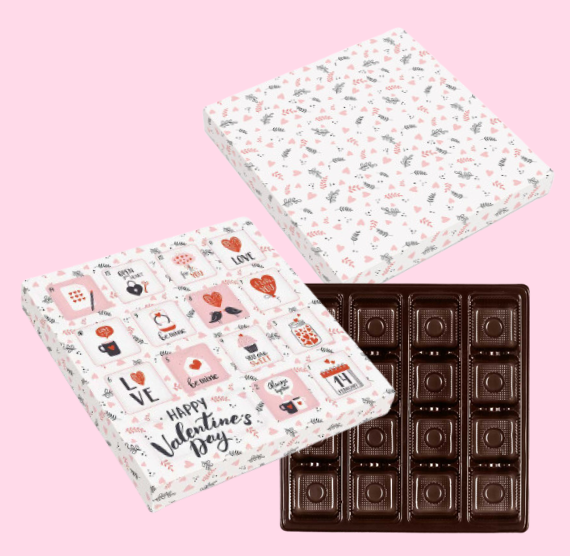 Valentine's Day Advent Calendar Box Kit: 14 Day Countdown | www.sprinklebeesweet.com
