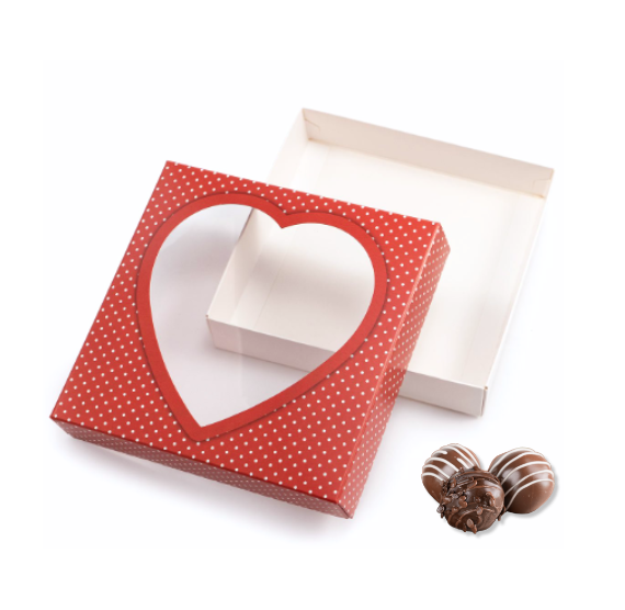 Valentine's Day Chocolate Box Kit: 4 Count | www.sprinklebeesweet.com