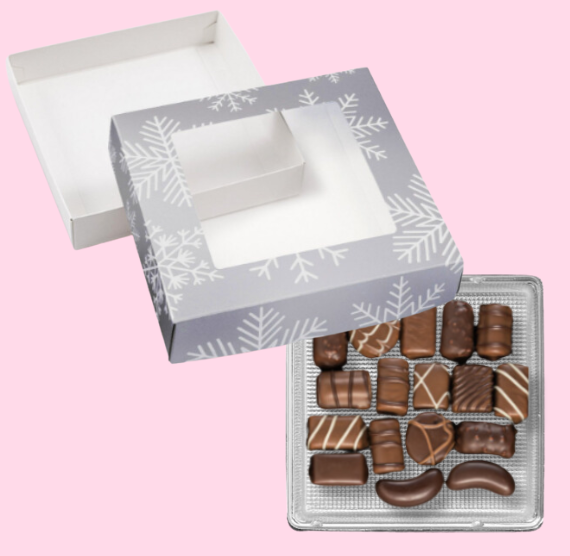 Candy Box Kit: Silver Snowflakes | www.sprinklebeesweet.com