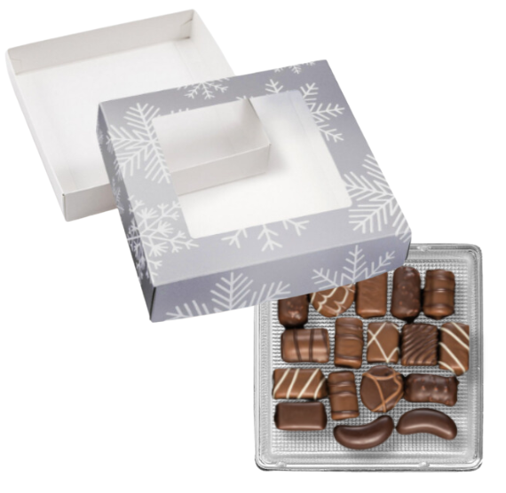 Candy Box Kit: Silver Snowflakes | www.sprinklebeesweet.com