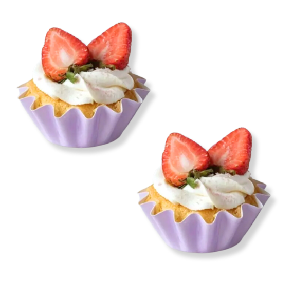 Free Standing Fluted Cupcake Cups: Green | www.sprinklebeesweet.com