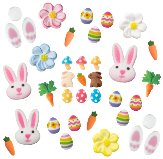 Easter Sugar Toppers Box Set: 2024 with FREE GIFT | www.sprinklebeesweet.com