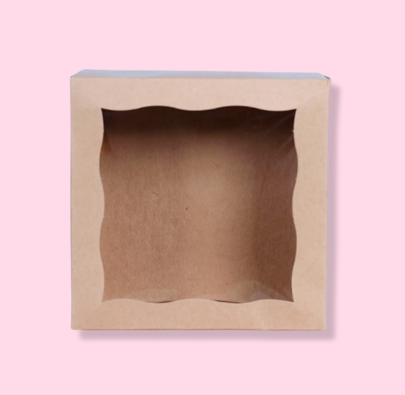 Small Brown Bakery Boxes: 6x6" | www.sprinklebeesweet.com