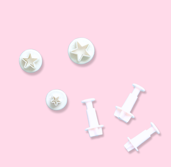 Mini Star Fondant Cutter Set: 3 Piece Set | www.sprinklebeesweet.com