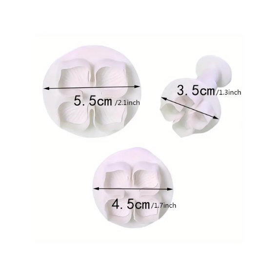 Hydrangea Fondant Cutters | www.sprinklebeesweet.com