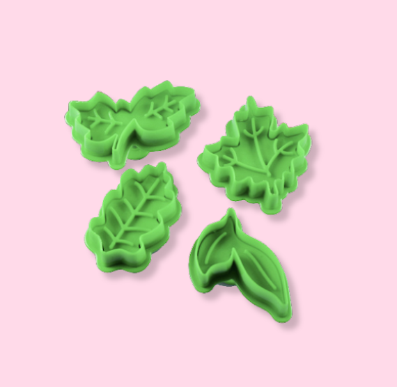 Leaf Cookie Cutter Stampers | www.sprinklebeesweet.com