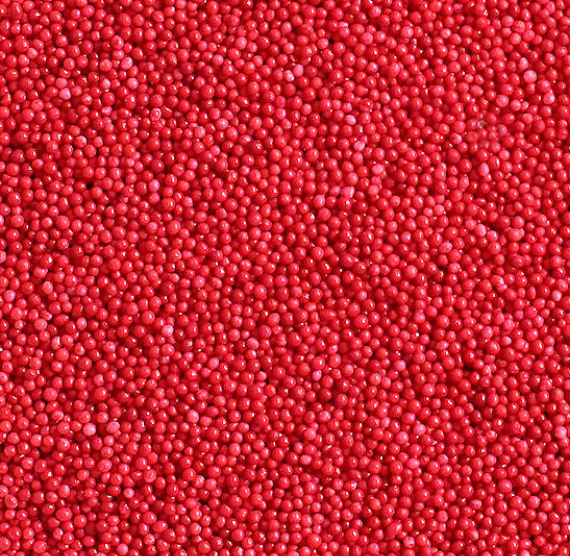 Bright Red Nonpareils | www.sprinklebeesweet.com