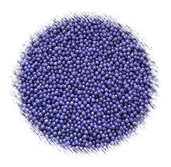 Bulk Nonpareils: Shimmer Dark Purple | www.sprinklebeesweet.com