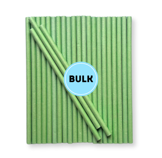 6" Paper Lollipop Sticks: Pastel Green (500 CT) | www.sprinklebeesweet.com