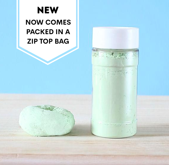 Light Green Donut Sugar | www.sprinklebeesweet.com